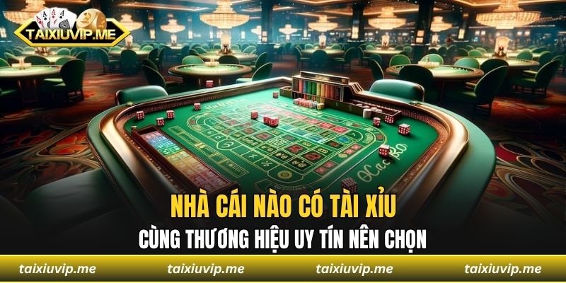 Nhà Cái Nào Có Tài Xỉu Cùng Thương Hiệu Uy Tín Nên Chọn nhà cái nào có tài xỉu